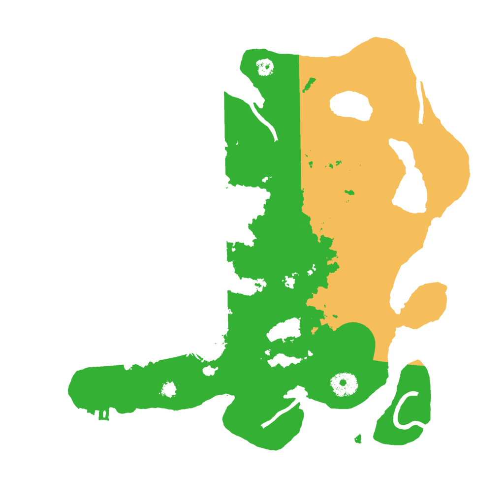 Biome Rust Map: Procedural Map, Size: 3000, Seed: 5463297