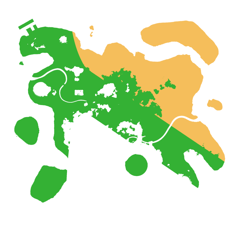 Biome Rust Map: Procedural Map, Size: 3000, Seed: 1450072633