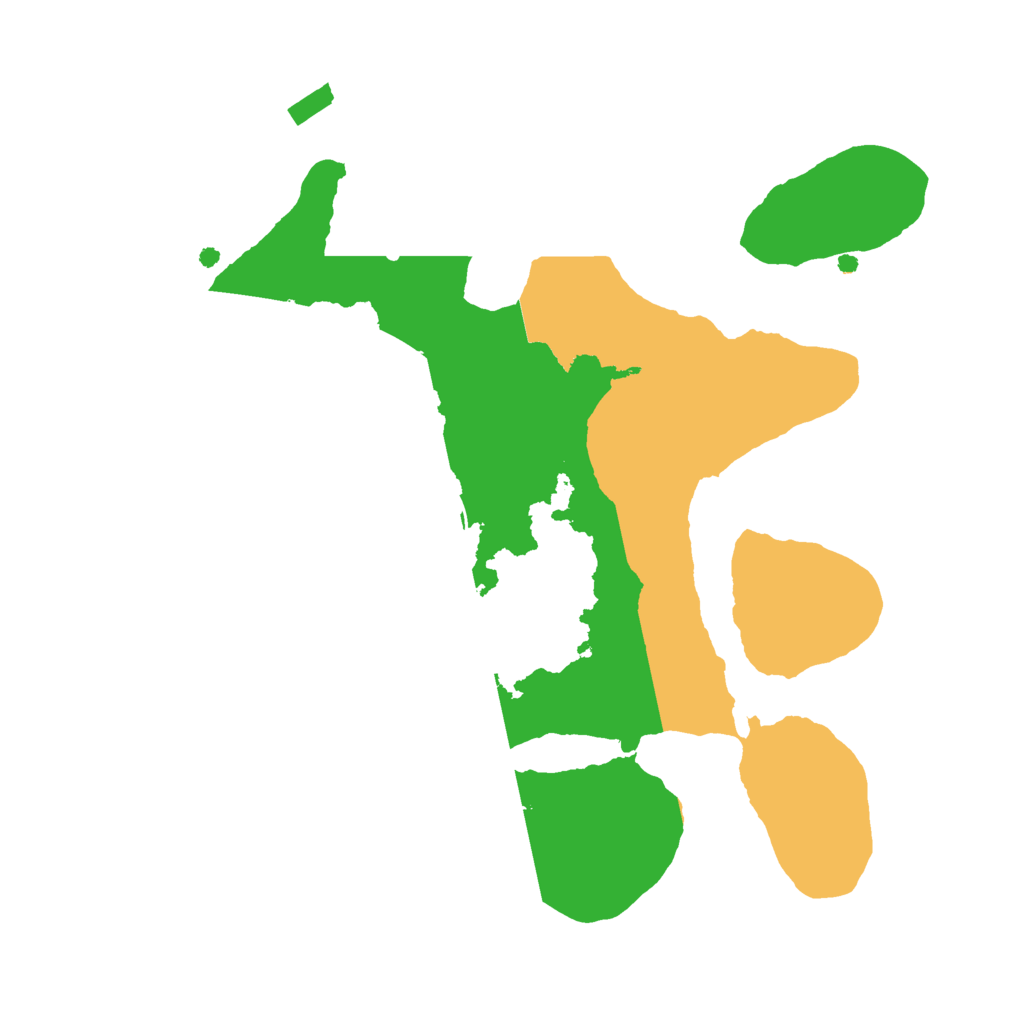 Biome Rust Map: Procedural Map, Size: 2050, Seed: 1395837763