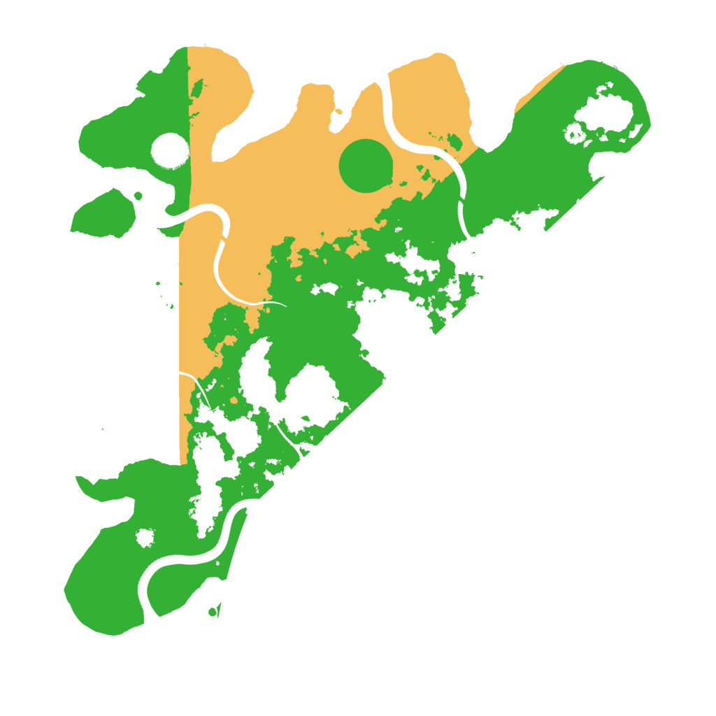Biome Rust Map: Procedural Map, Size: 3500, Seed: 69996897