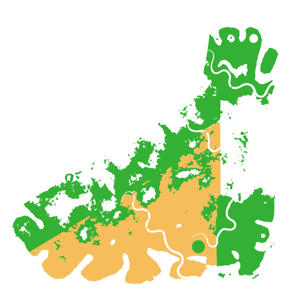 Biome Rust Map: Procedural Map, Size: 6000, Seed: 1415400720
