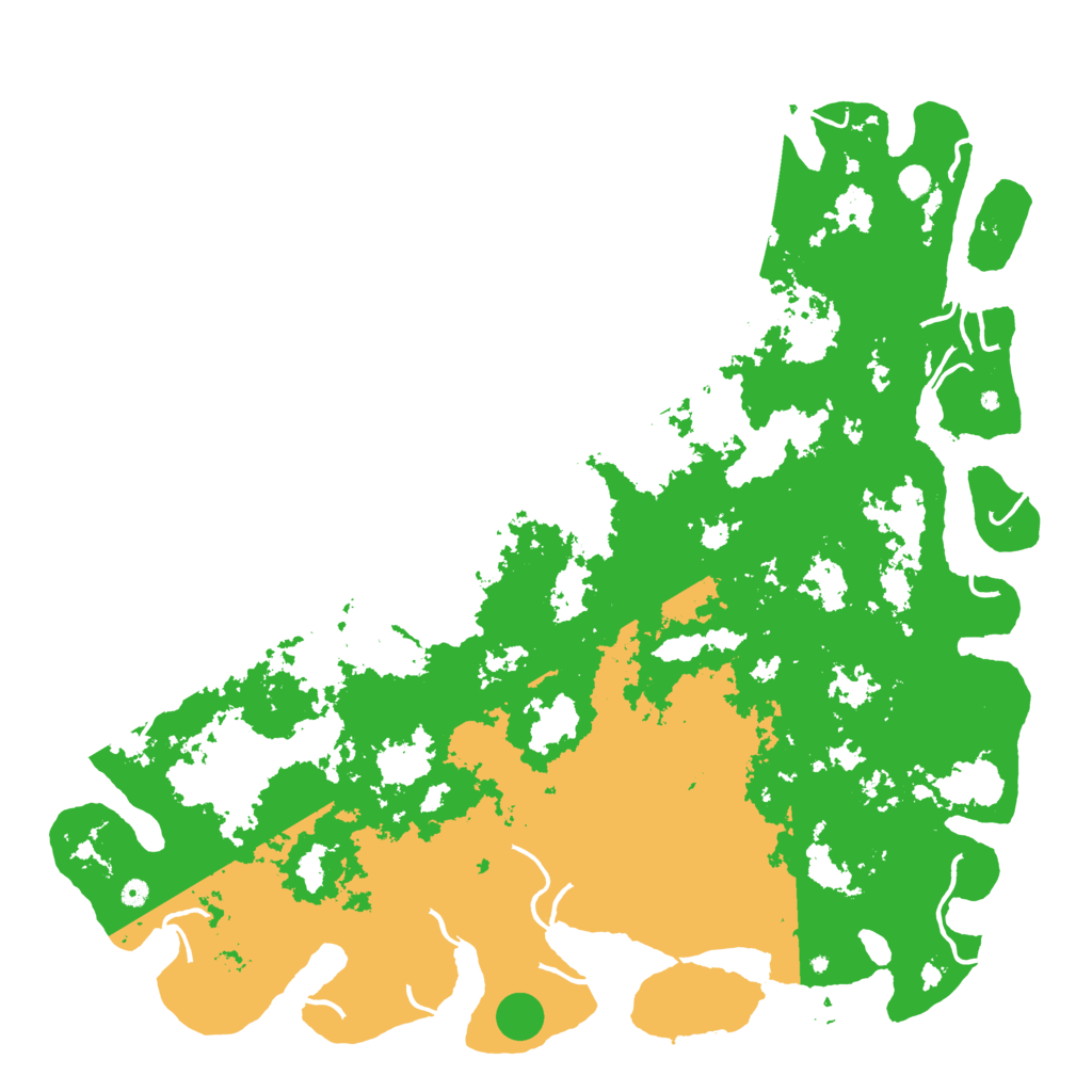 Biome Rust Map: Procedural Map, Size: 6000, Seed: 1415400720