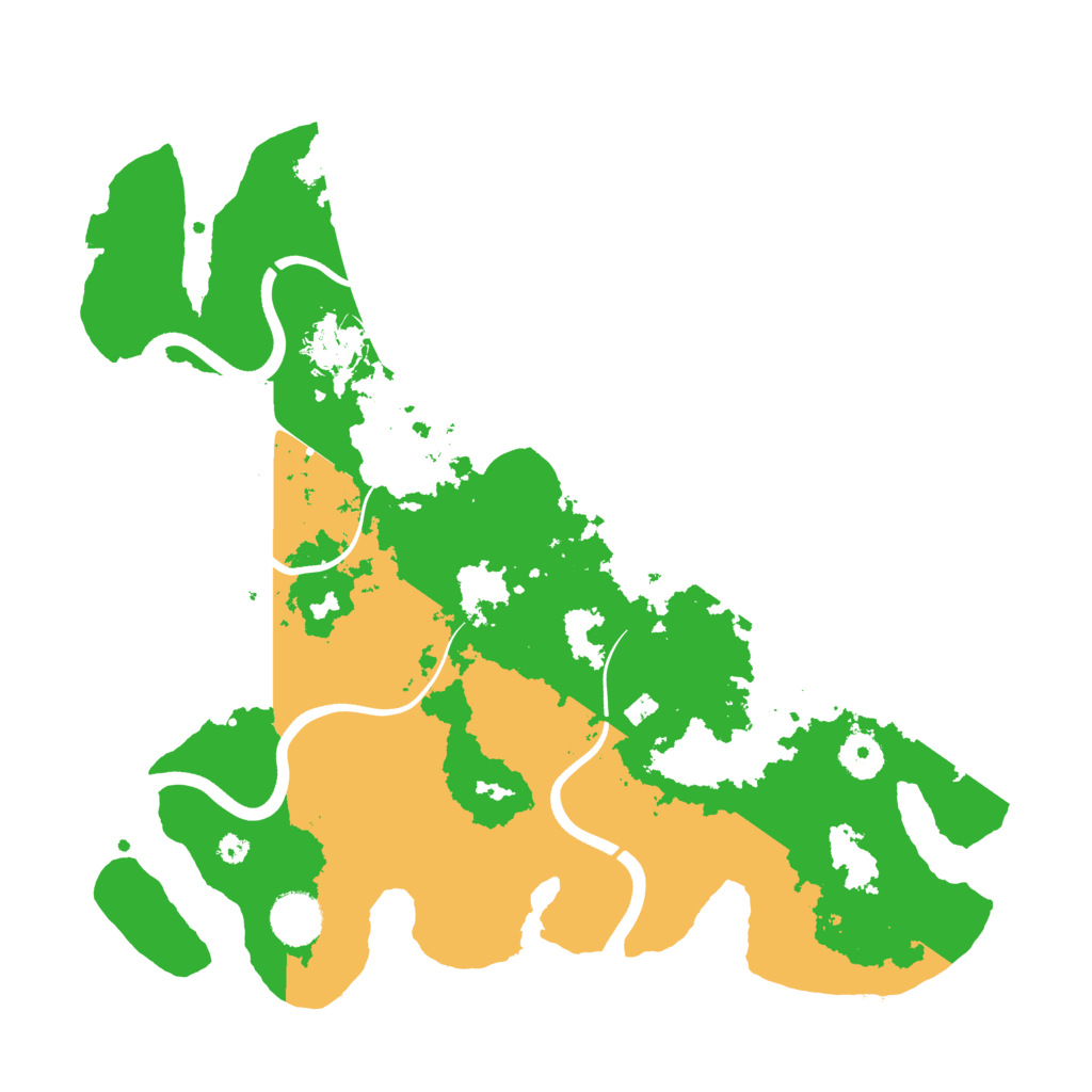 Biome Rust Map: Procedural Map, Size: 3700, Seed: 812381755