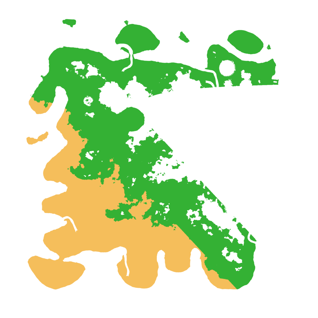 Biome Rust Map: Procedural Map, Size: 3500, Seed: 991526815