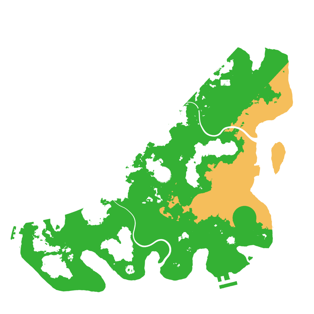 Biome Rust Map: Procedural Map, Size: 3500, Seed: 1993020869