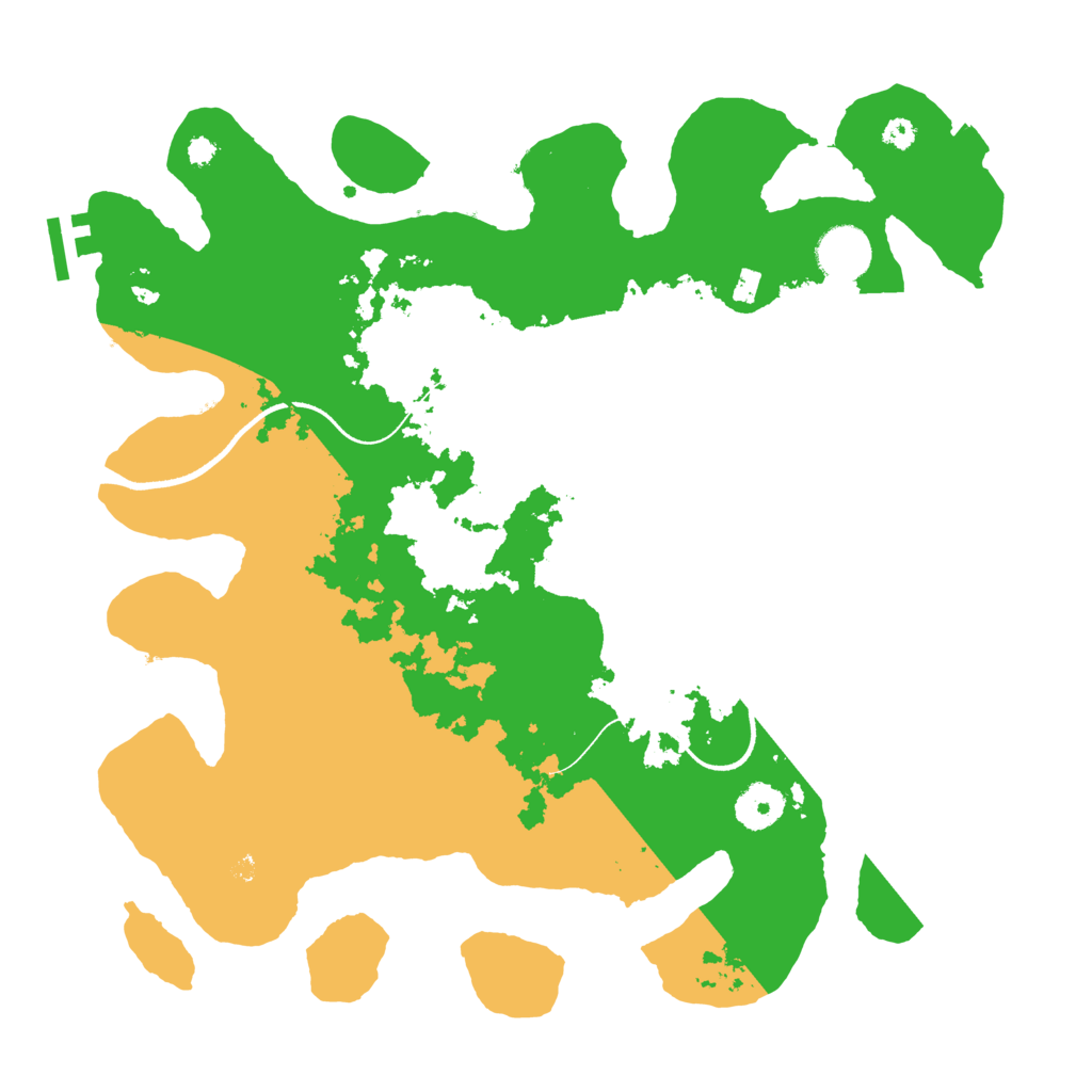 Biome Rust Map: Procedural Map, Size: 3500, Seed: 968787164