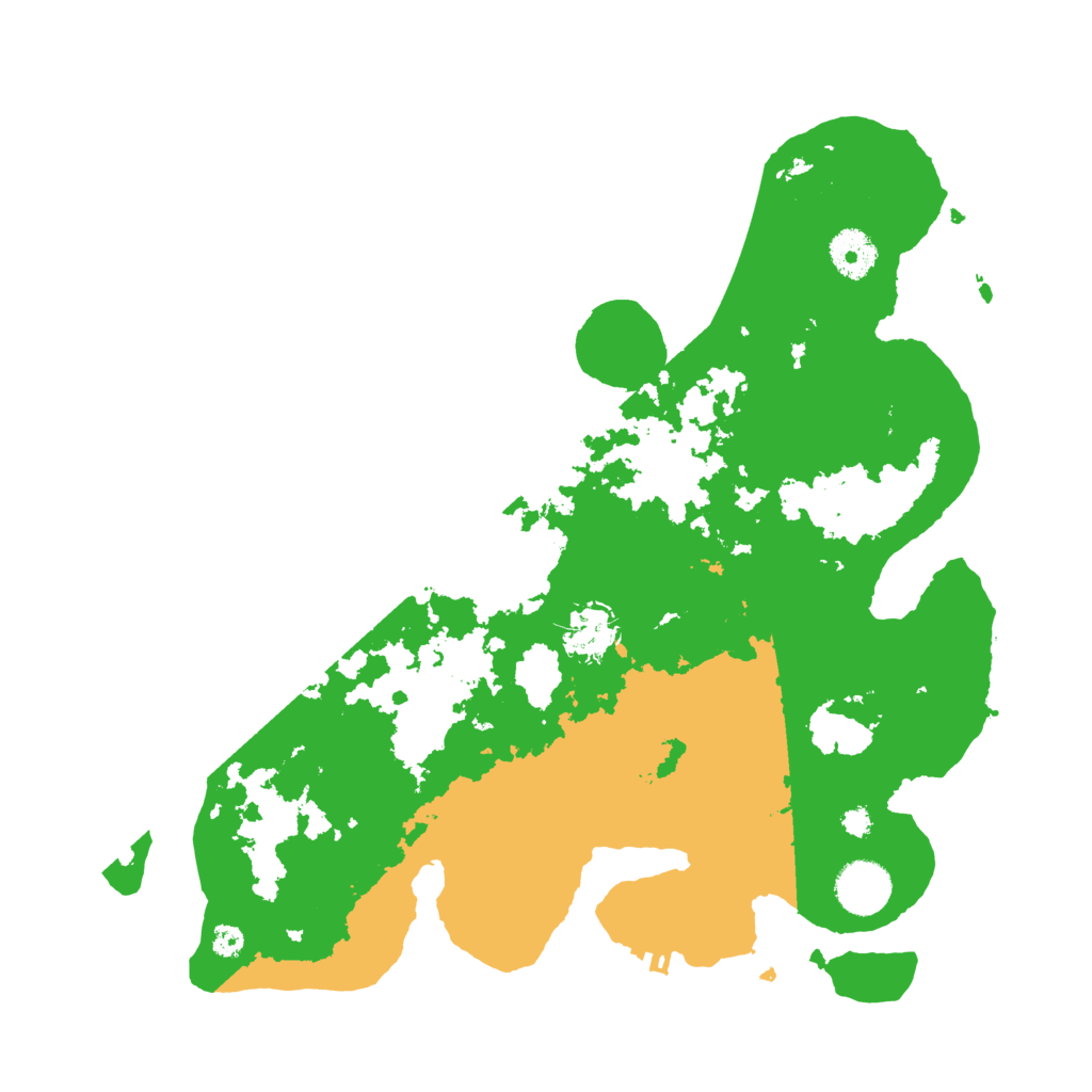 Biome Rust Map: Procedural Map, Size: 3500, Seed: 187161011