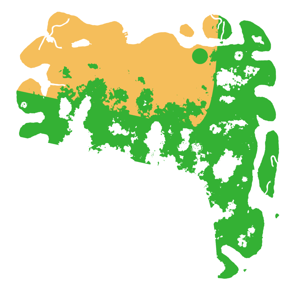 Biome Rust Map: Procedural Map, Size: 5000, Seed: 230182388