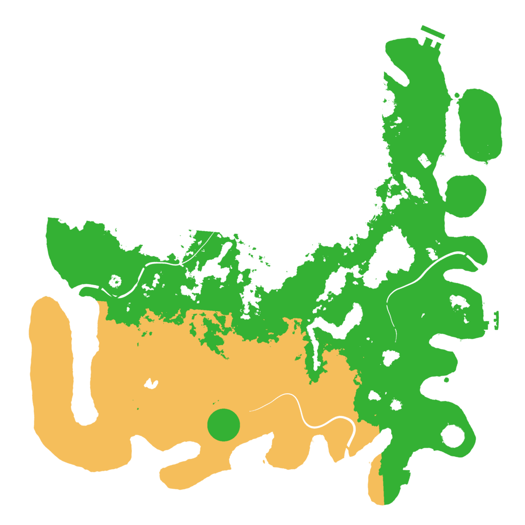 Biome Rust Map: Procedural Map, Size: 4250, Seed: 10431428