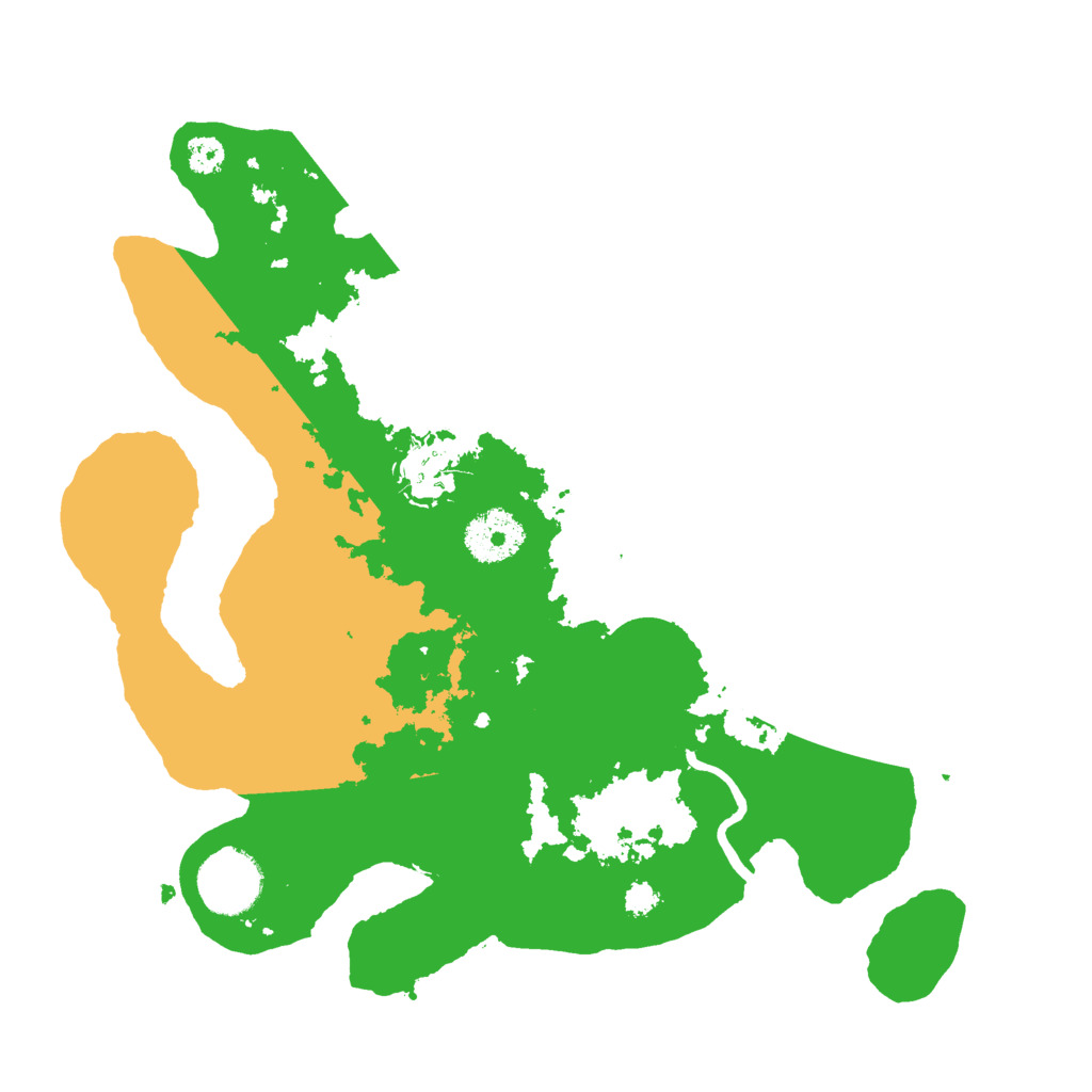 Biome Rust Map: Procedural Map, Size: 3000, Seed: 14574