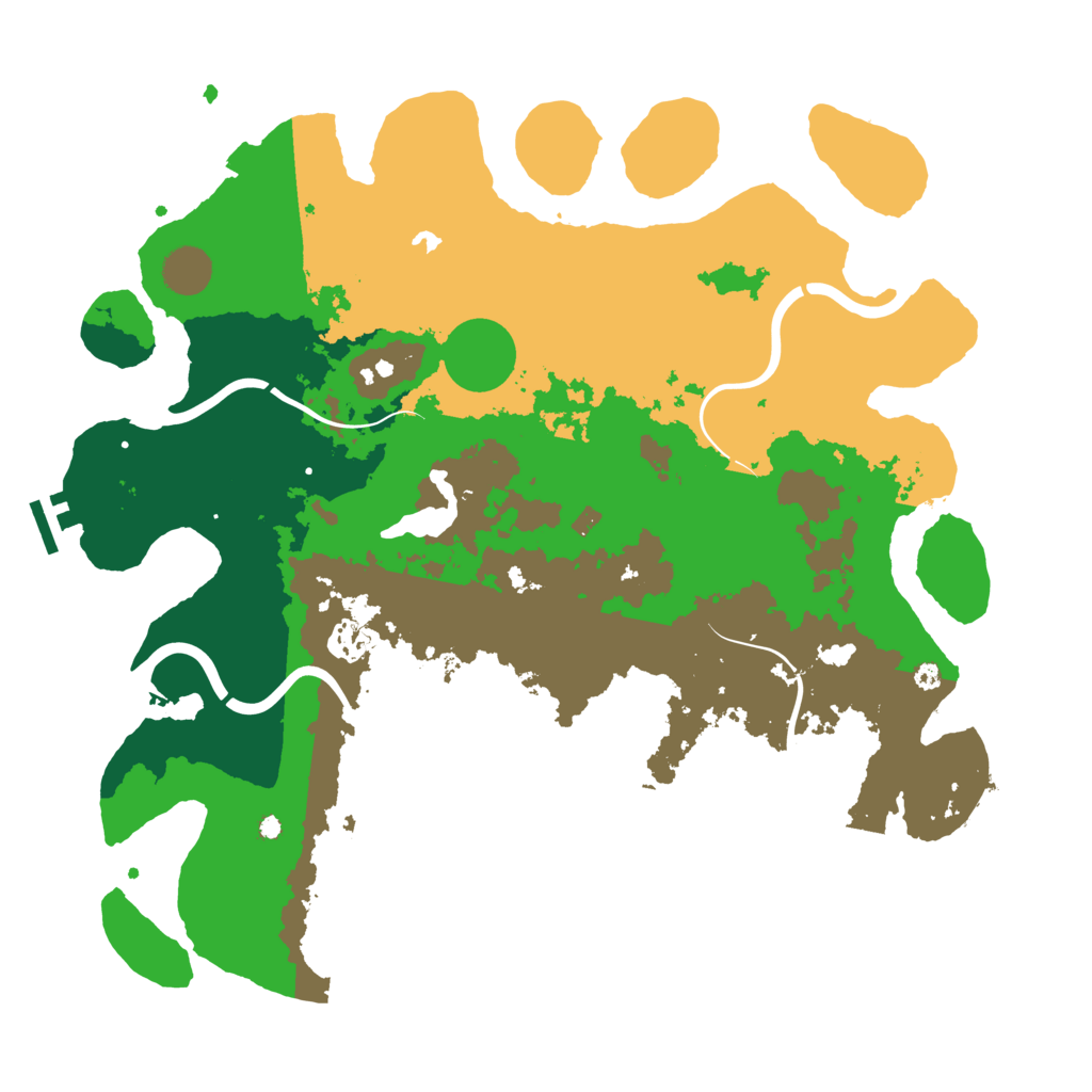 Biome Rust Map: Procedural Map, Size: 4000, Seed: 5547896