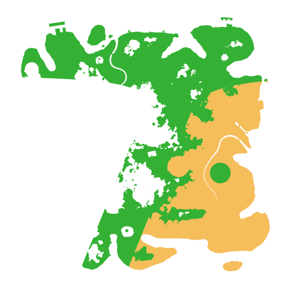 Biome Rust Map: Procedural Map, Size: 3750, Seed: 527050221