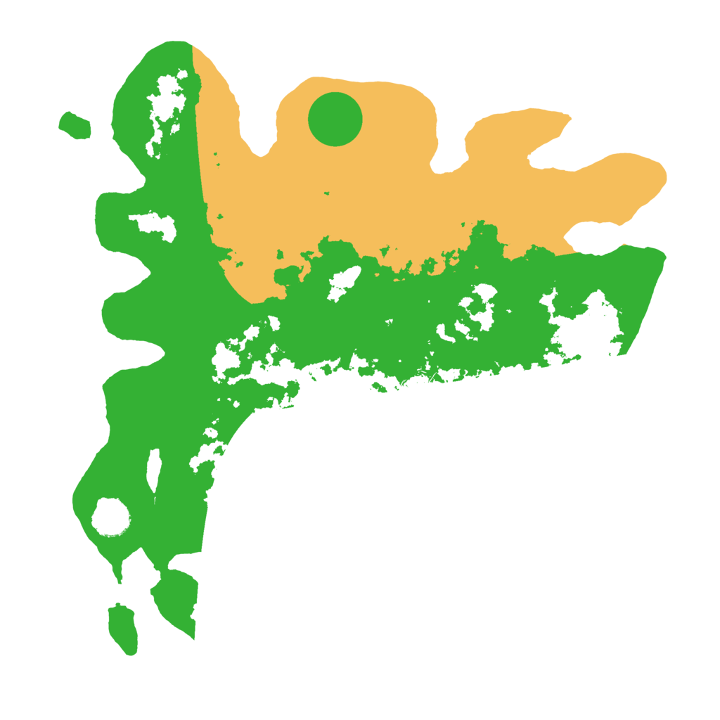 Biome Rust Map: Barren, Size: 3500, Seed: 557904924