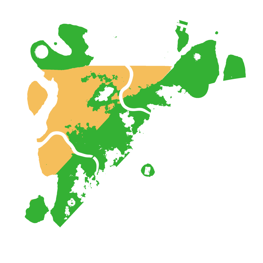 Biome Rust Map: Procedural Map, Size: 3480, Seed: 512679