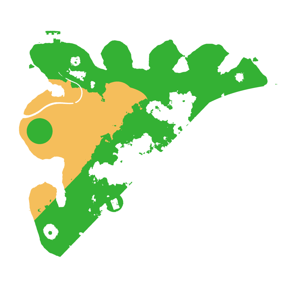 Biome Rust Map: Procedural Map, Size: 3000, Seed: 2027380259