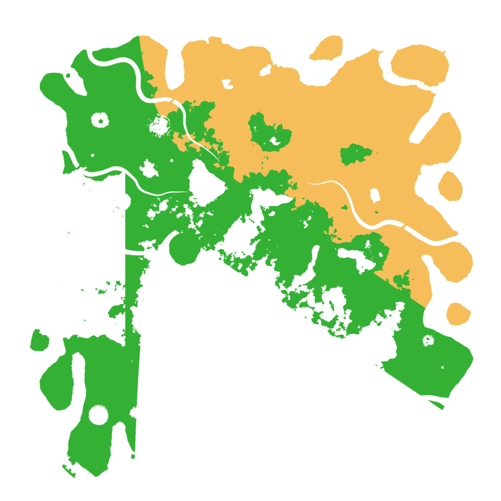Biome Rust Map: Procedural Map, Size: 4500, Seed: 5230432