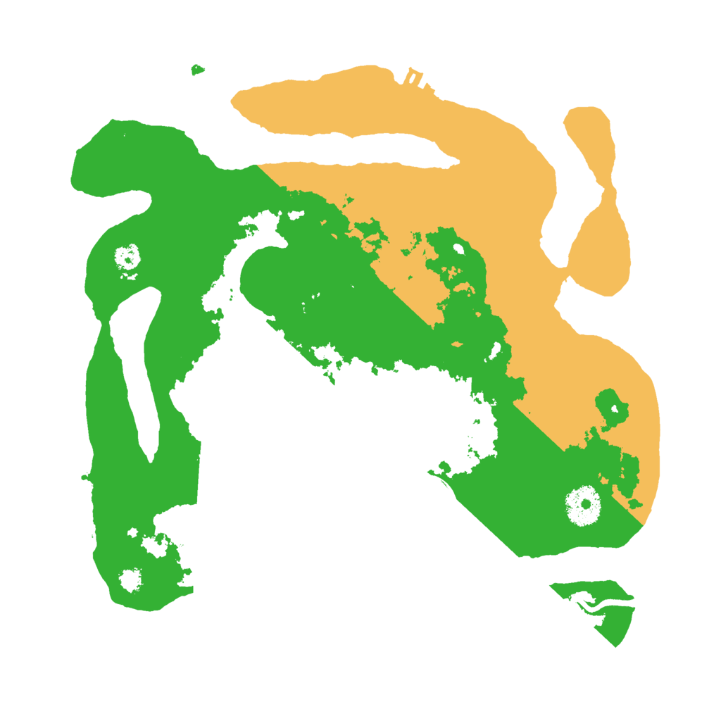 Biome Rust Map: Procedural Map, Size: 2900, Seed: 1050567541