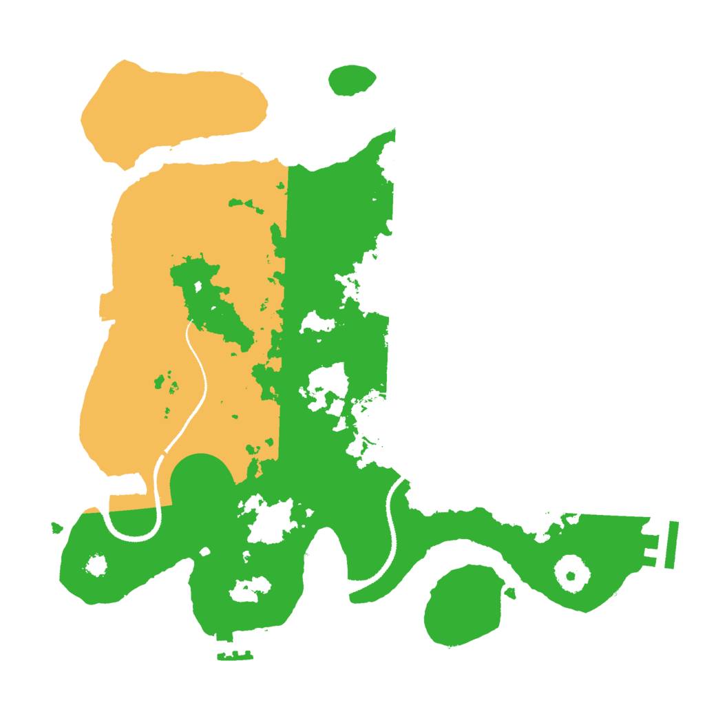 Biome Rust Map: Procedural Map, Size: 3000, Seed: 31650