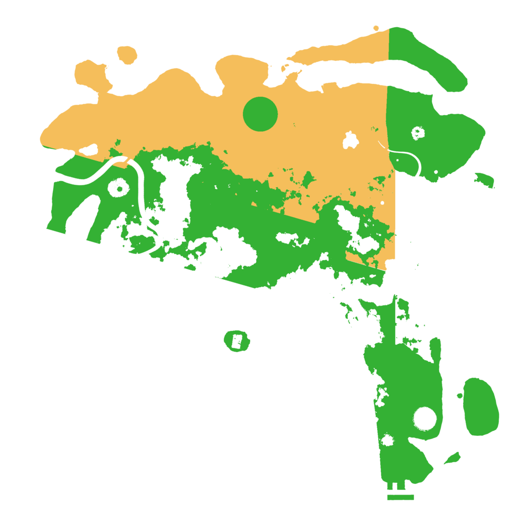 Biome Rust Map: Procedural Map, Size: 4000, Seed: 1050725