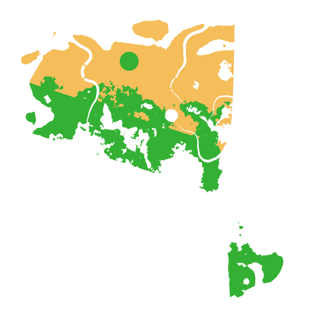 Biome Rust Map: Procedural Map, Size: 4400, Seed: 7