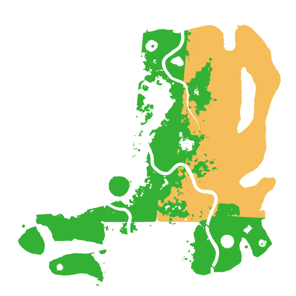 Biome Rust Map: Procedural Map, Size: 3900, Seed: 35624165