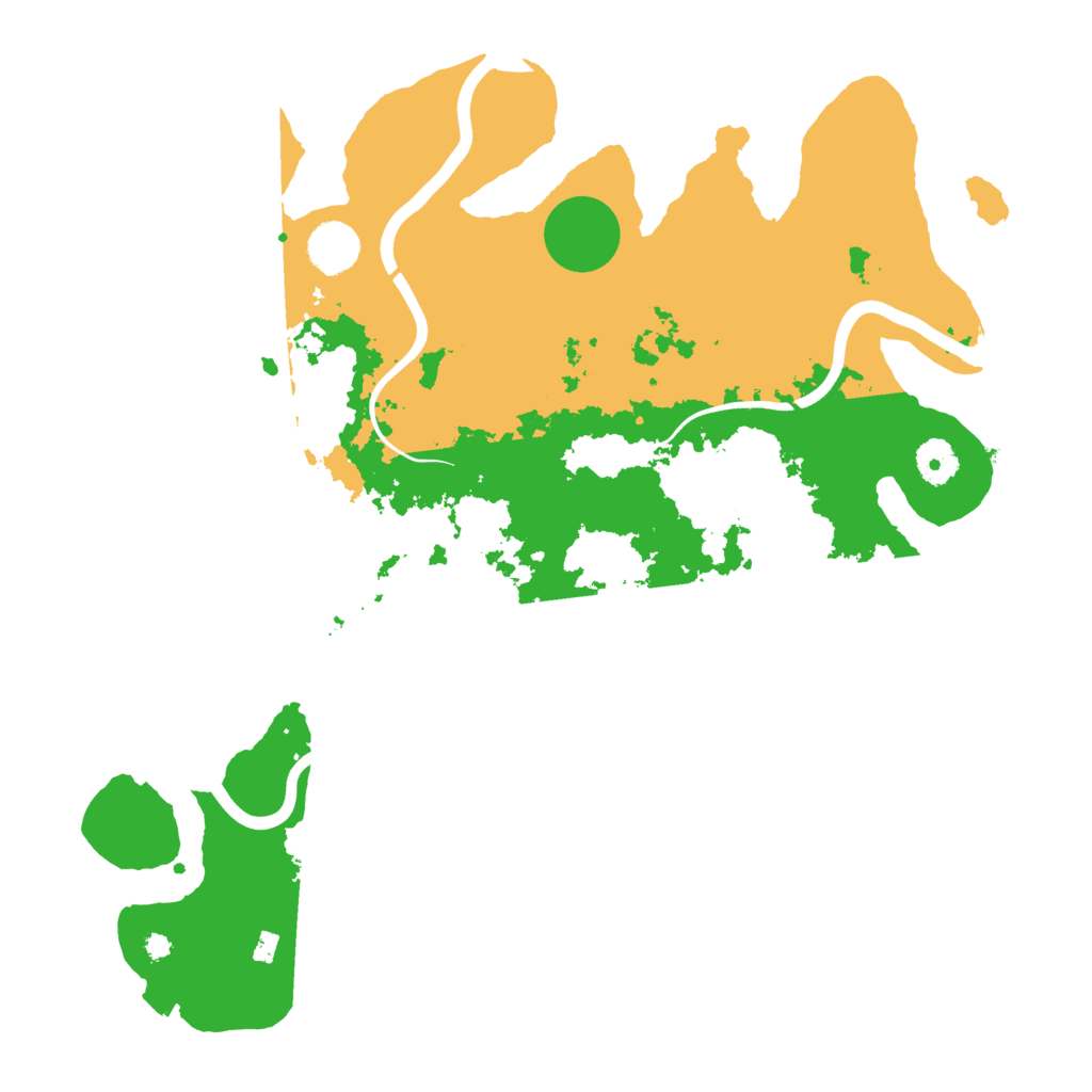 Biome Rust Map: Procedural Map, Size: 3800, Seed: 22635612