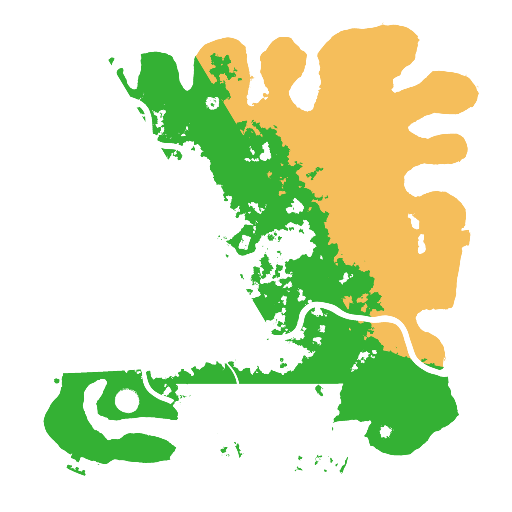 Biome Rust Map: Procedural Map, Size: 3850, Seed: 77270221