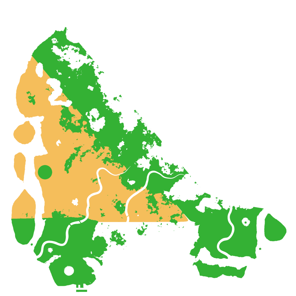 Biome Rust Map: Procedural Map, Size: 5500, Seed: 3118125
