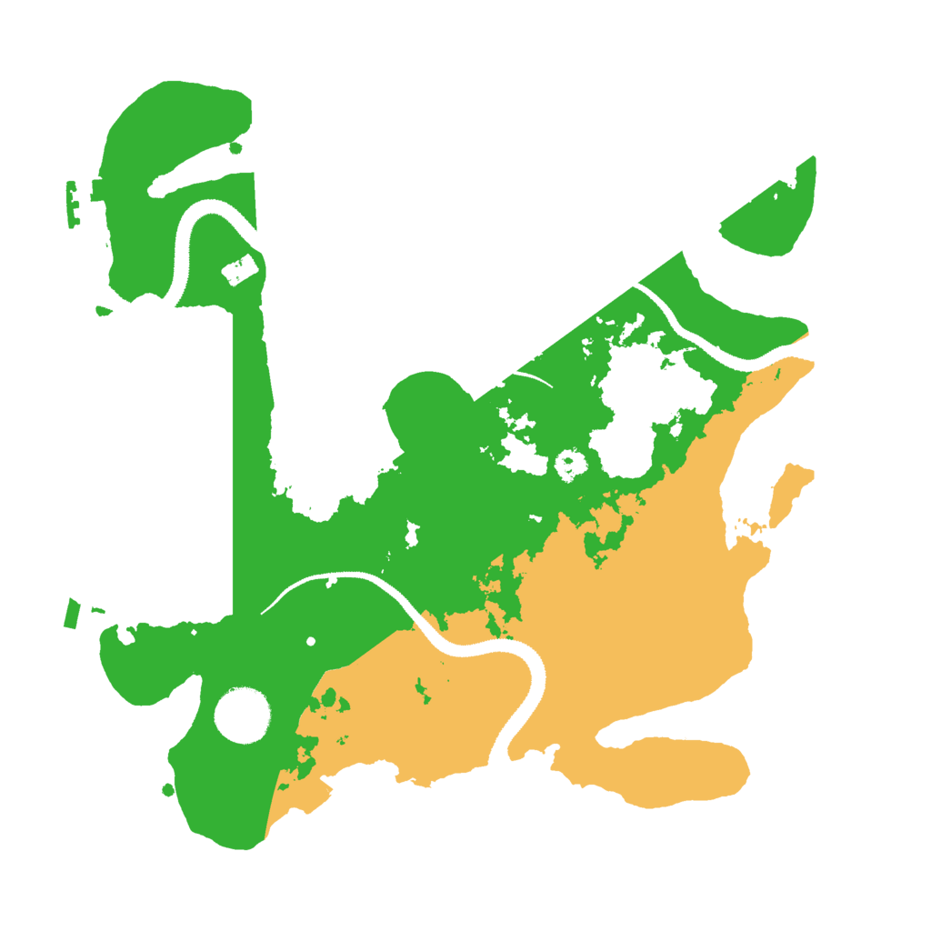 Biome Rust Map: Procedural Map, Size: 3000, Seed: 24035