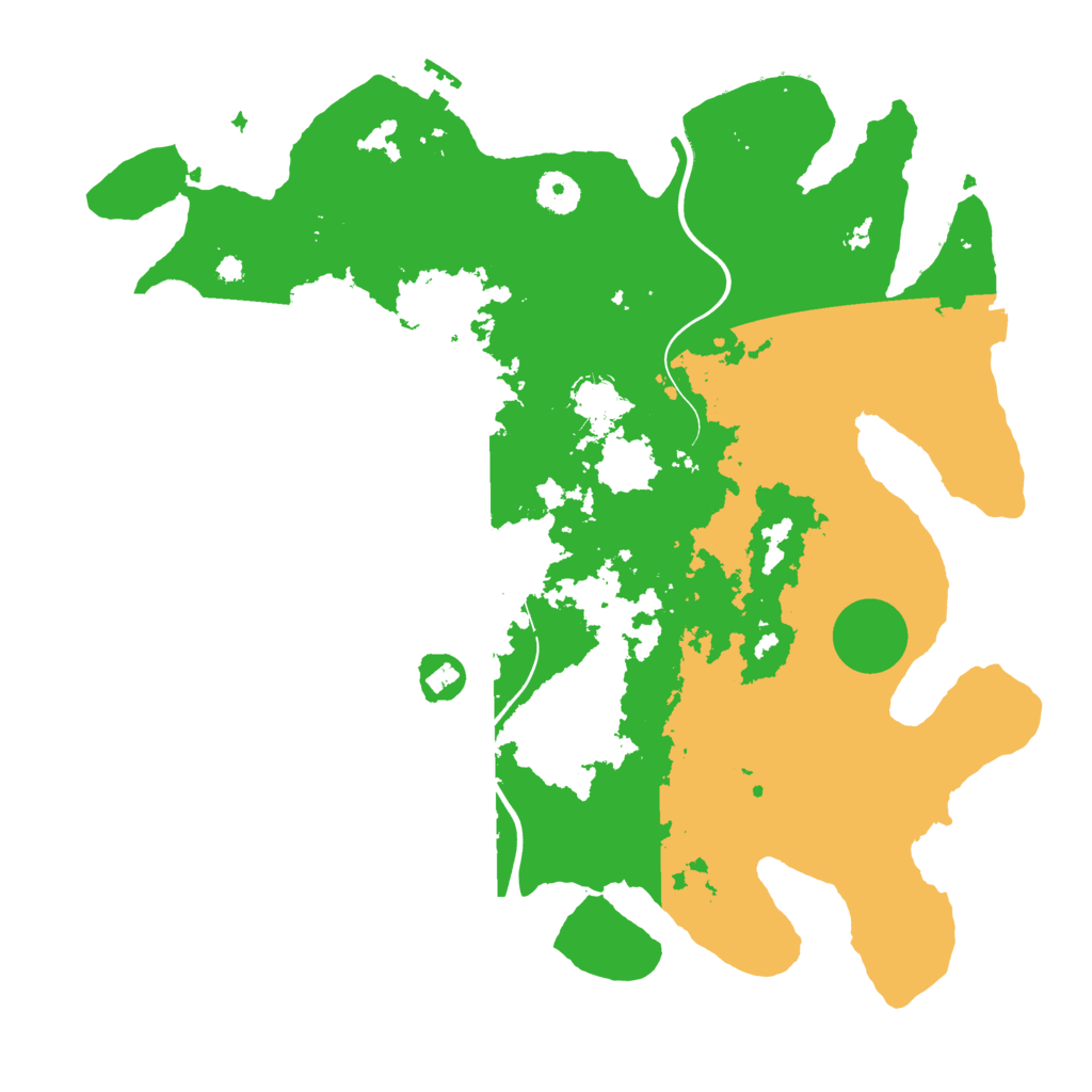 Biome Rust Map: Procedural Map, Size: 3850, Seed: 5315296