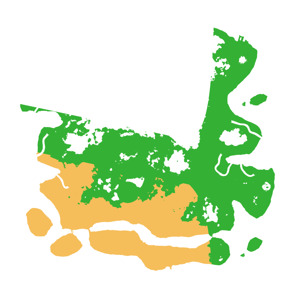 Biome Rust Map: Procedural Map, Size: 3600, Seed: 81963462