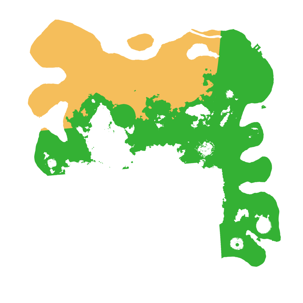 Biome Rust Map: Procedural Map, Size: 3550, Seed: 61919491