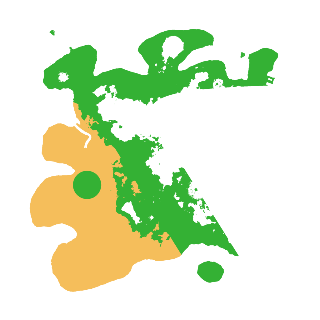 Biome Rust Map: Procedural Map, Size: 3000, Seed: 2442