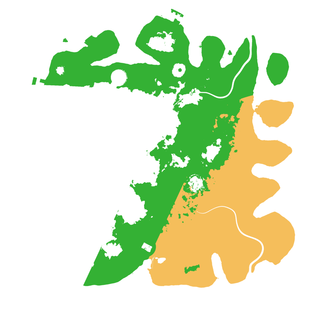 Biome Rust Map: Procedural Map, Size: 3500, Seed: 19980516