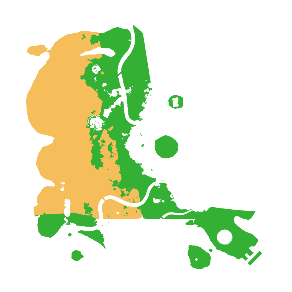 Biome Rust Map: Procedural Map, Size: 3450, Seed: 36124833