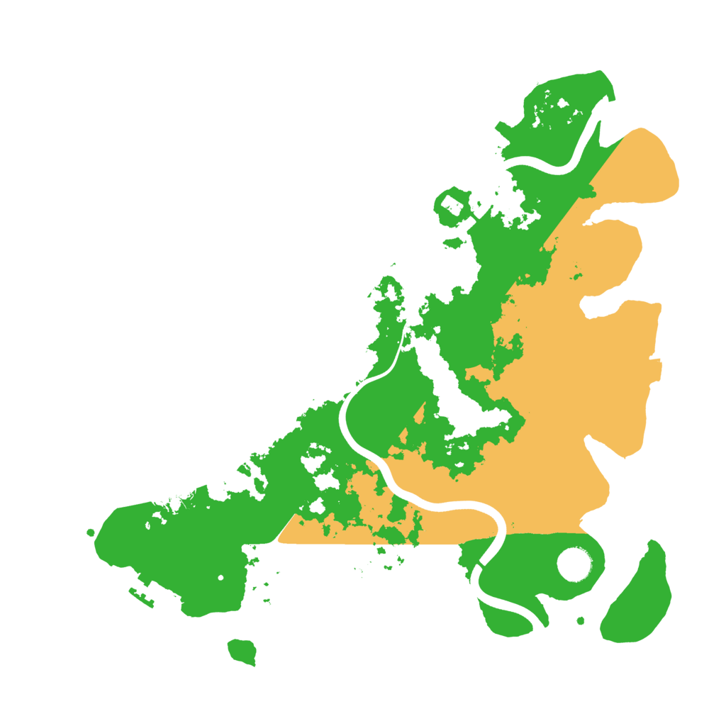 Biome Rust Map: Procedural Map, Size: 3750, Seed: 187023801