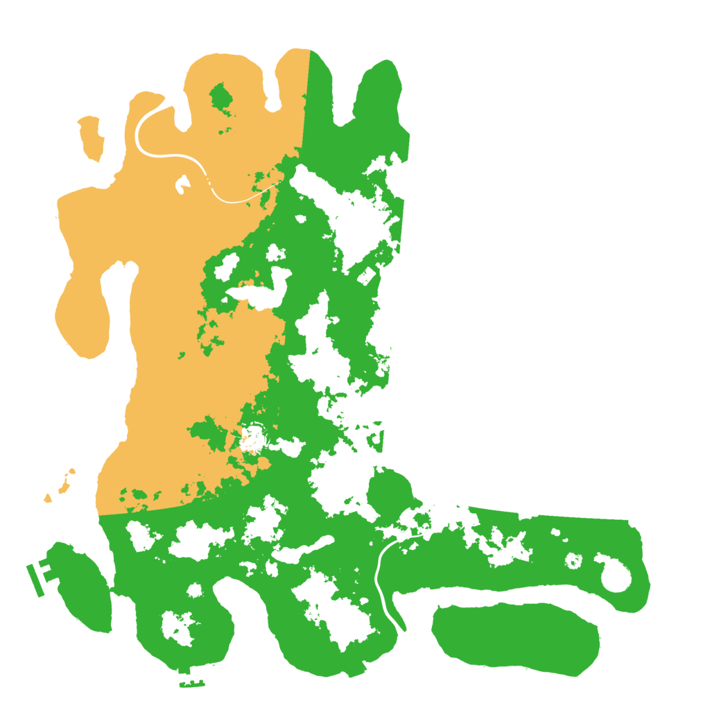 Biome Rust Map: Procedural Map, Size: 4250, Seed: 636574088