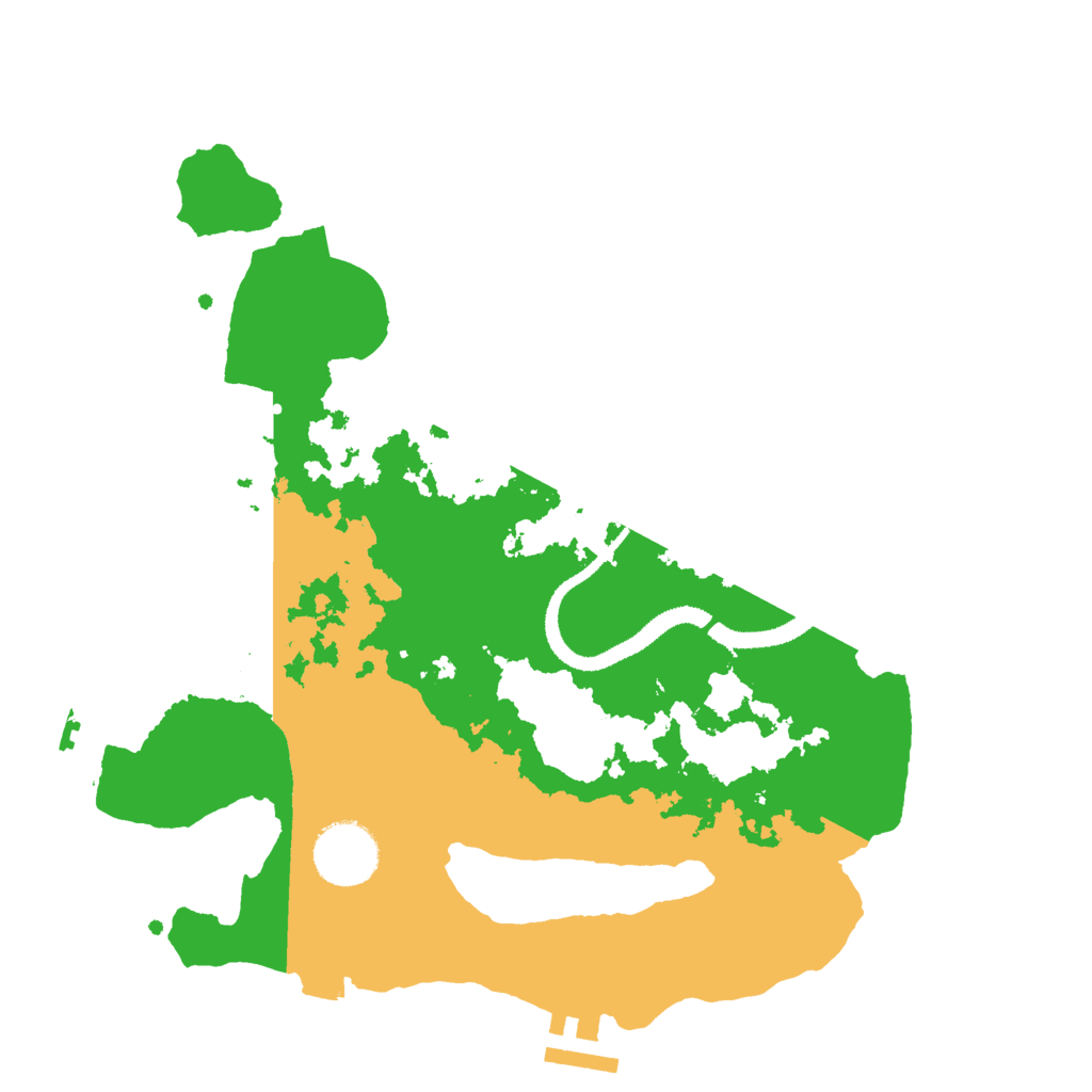 Biome Rust Map: Procedural Map, Size: 3000, Seed: 1486473146