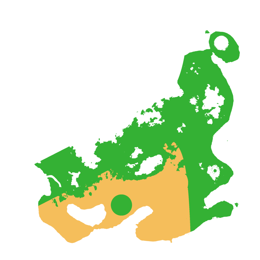 Biome Rust Map: Procedural Map, Size: 3250, Seed: 79181534