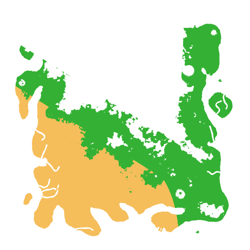 Biome Rust Map: Procedural Map, Size: 4000, Seed: 1112222