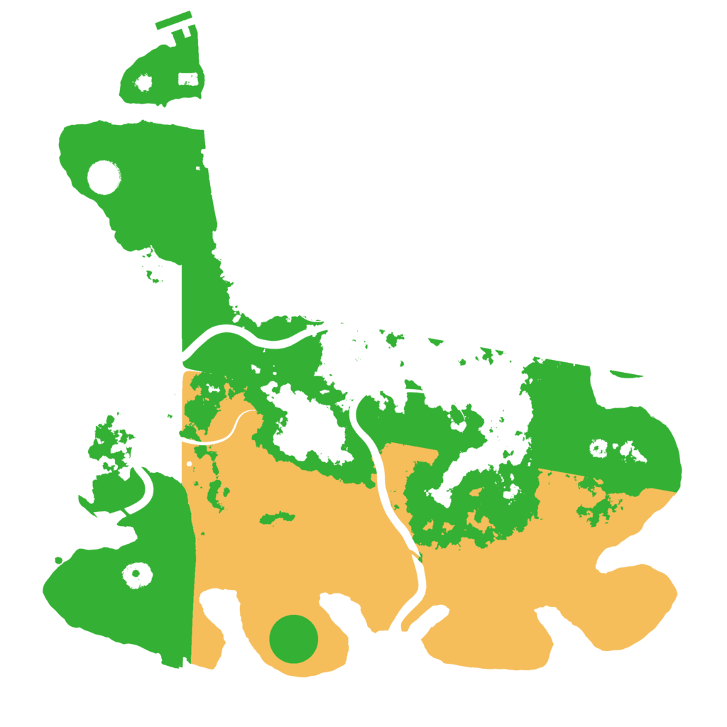 Biome Rust Map: Procedural Map, Size: 3950, Seed: 96204002