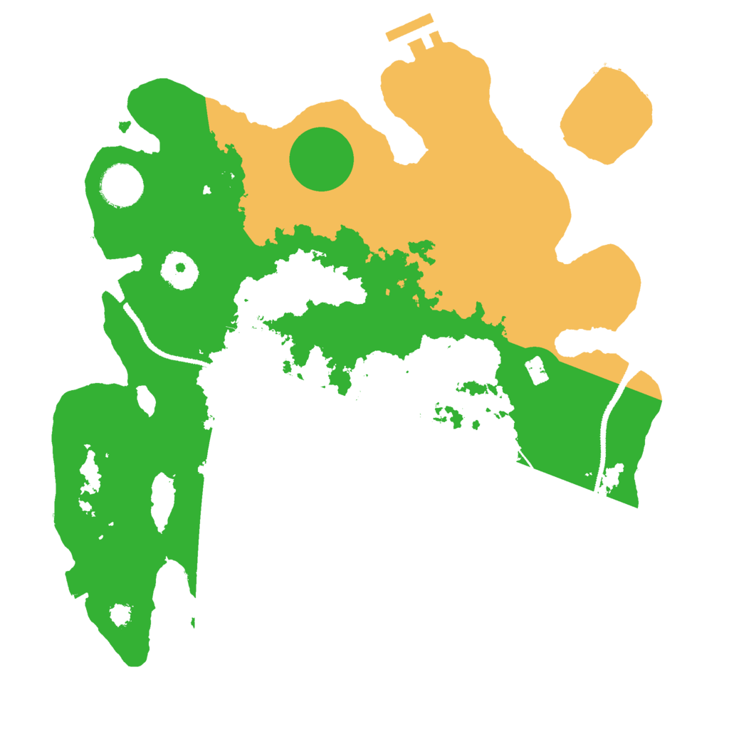 Biome Rust Map: Procedural Map, Size: 3000, Seed: 445428562