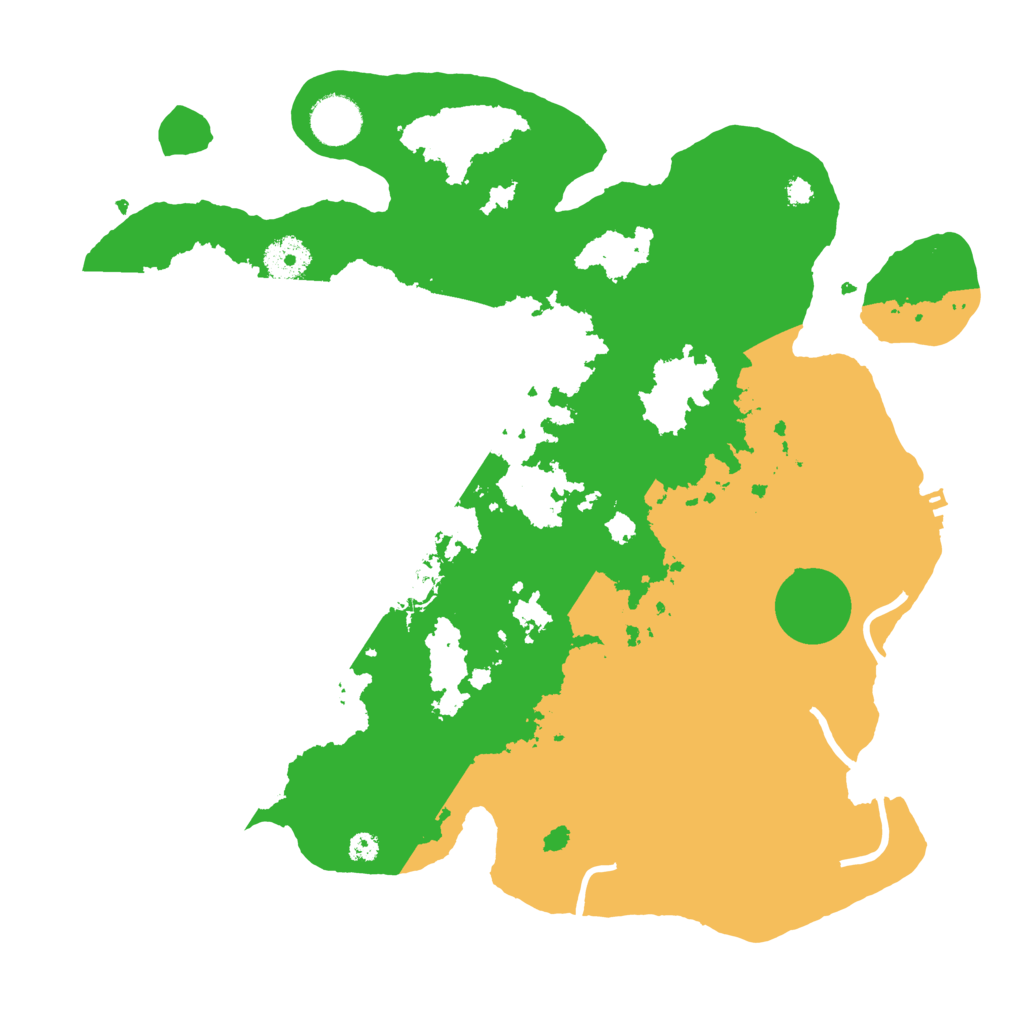 Biome Rust Map: Procedural Map, Size: 3550, Seed: 63228283