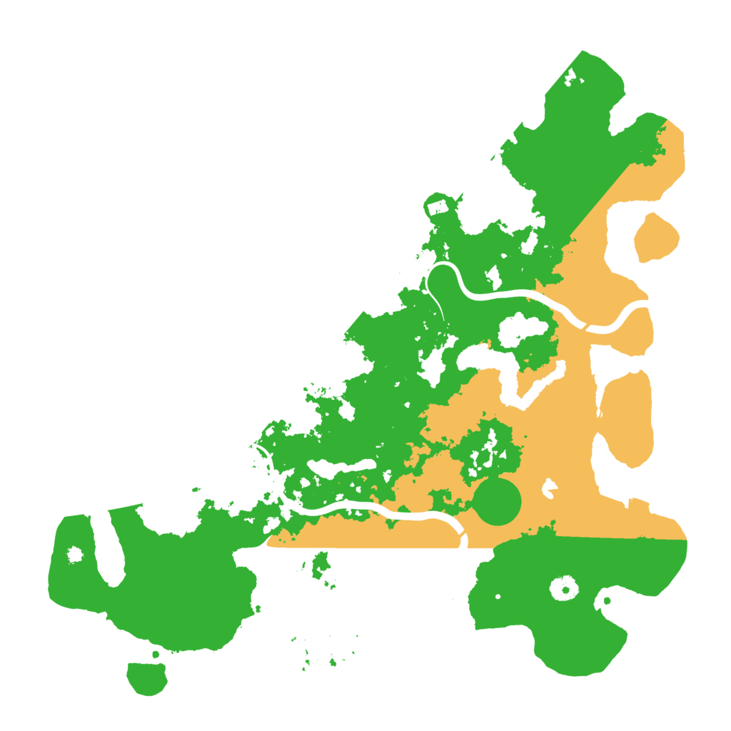Biome Rust Map: Procedural Map, Size: 4100, Seed: 94360410