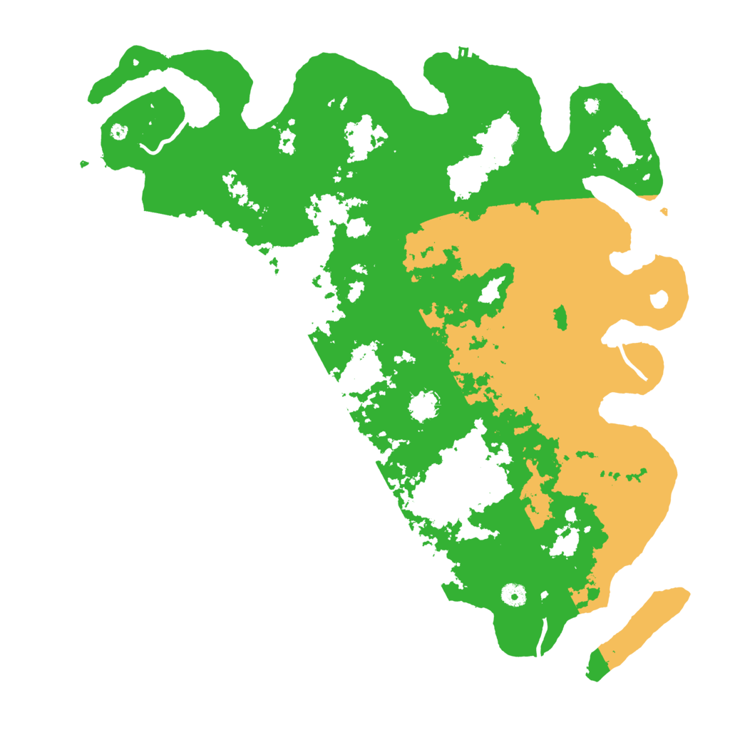 Biome Rust Map: Procedural Map, Size: 4500, Seed: 1545627743