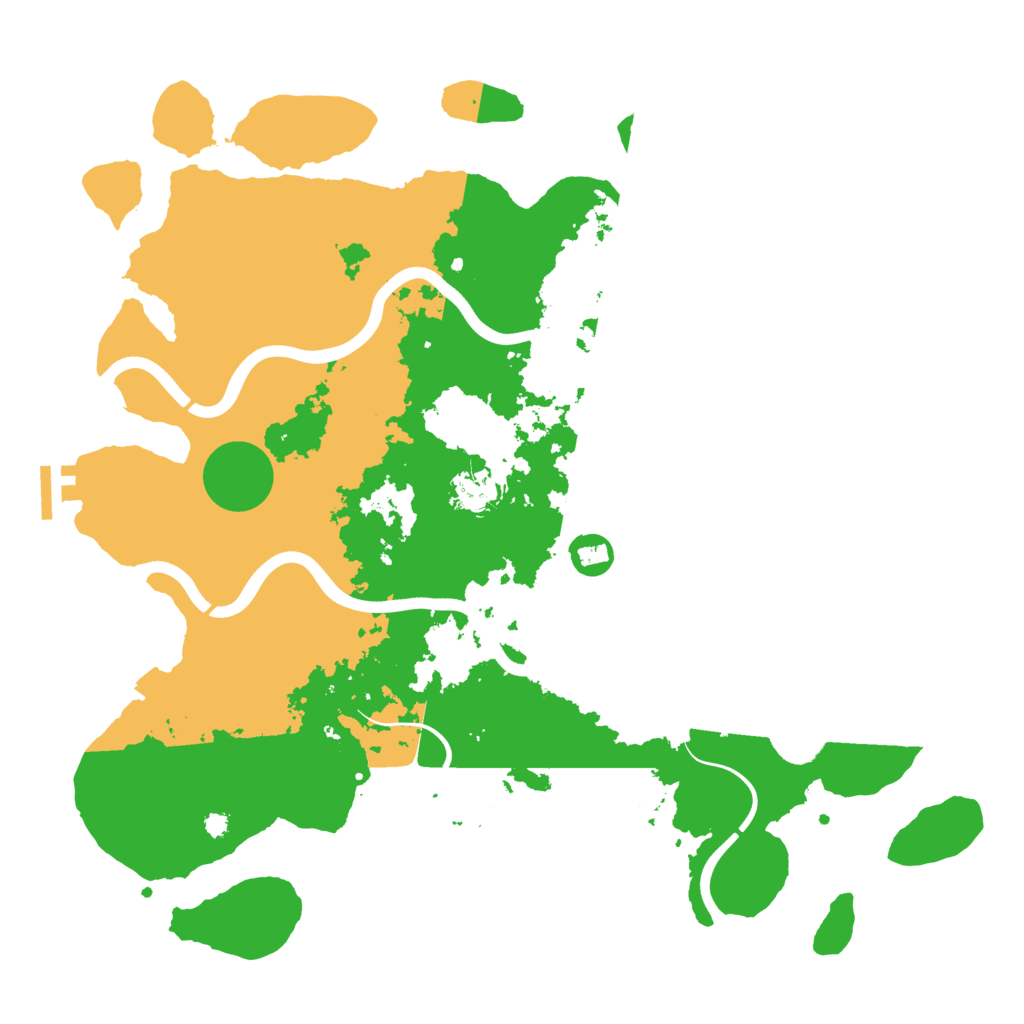 Biome Rust Map: Procedural Map, Size: 3850, Seed: 57147950