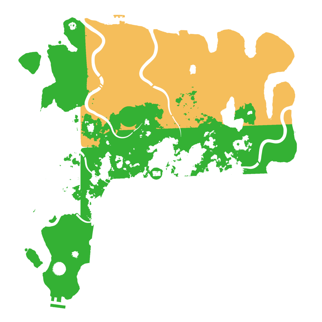 Biome Rust Map: Procedural Map, Size: 4300, Seed: 38657660