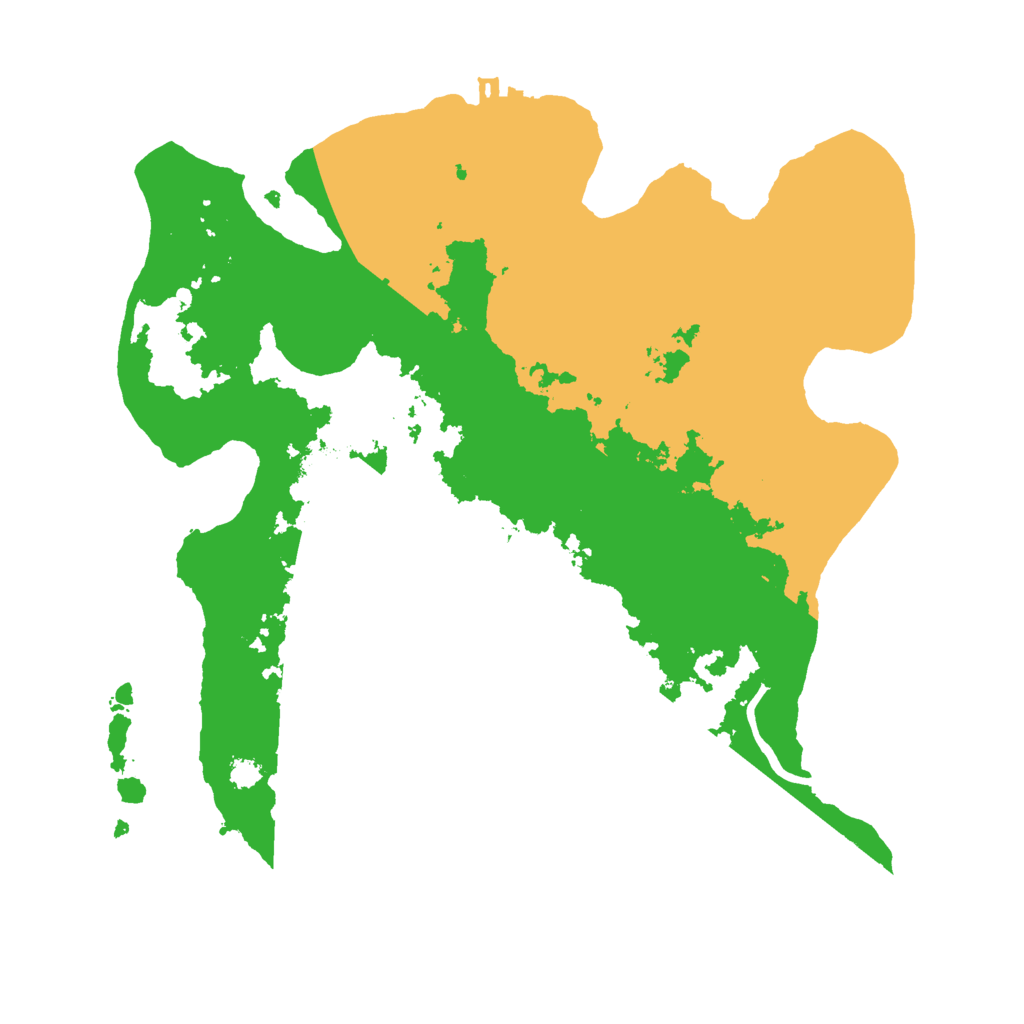 Biome Rust Map: Procedural Map, Size: 3000, Seed: 1617713185