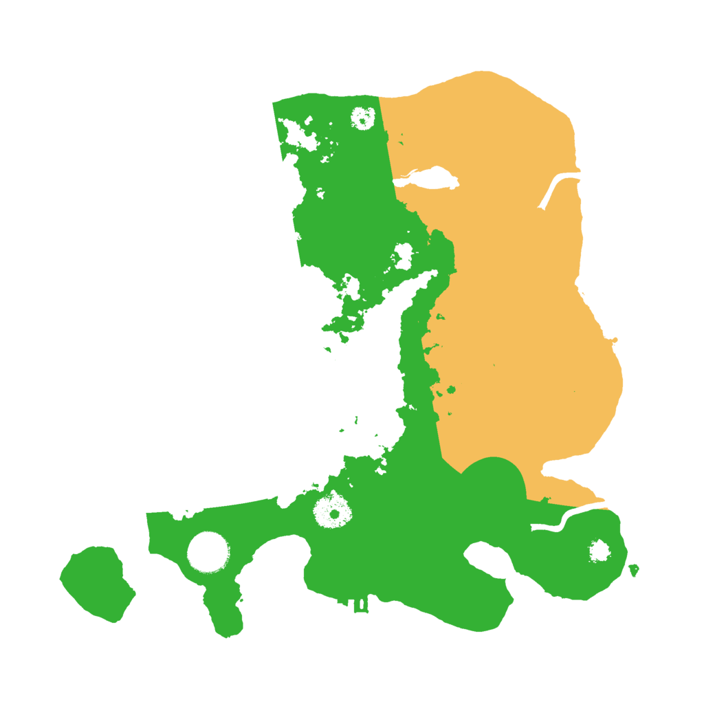 Biome Rust Map: Procedural Map, Size: 3000, Seed: 768615347