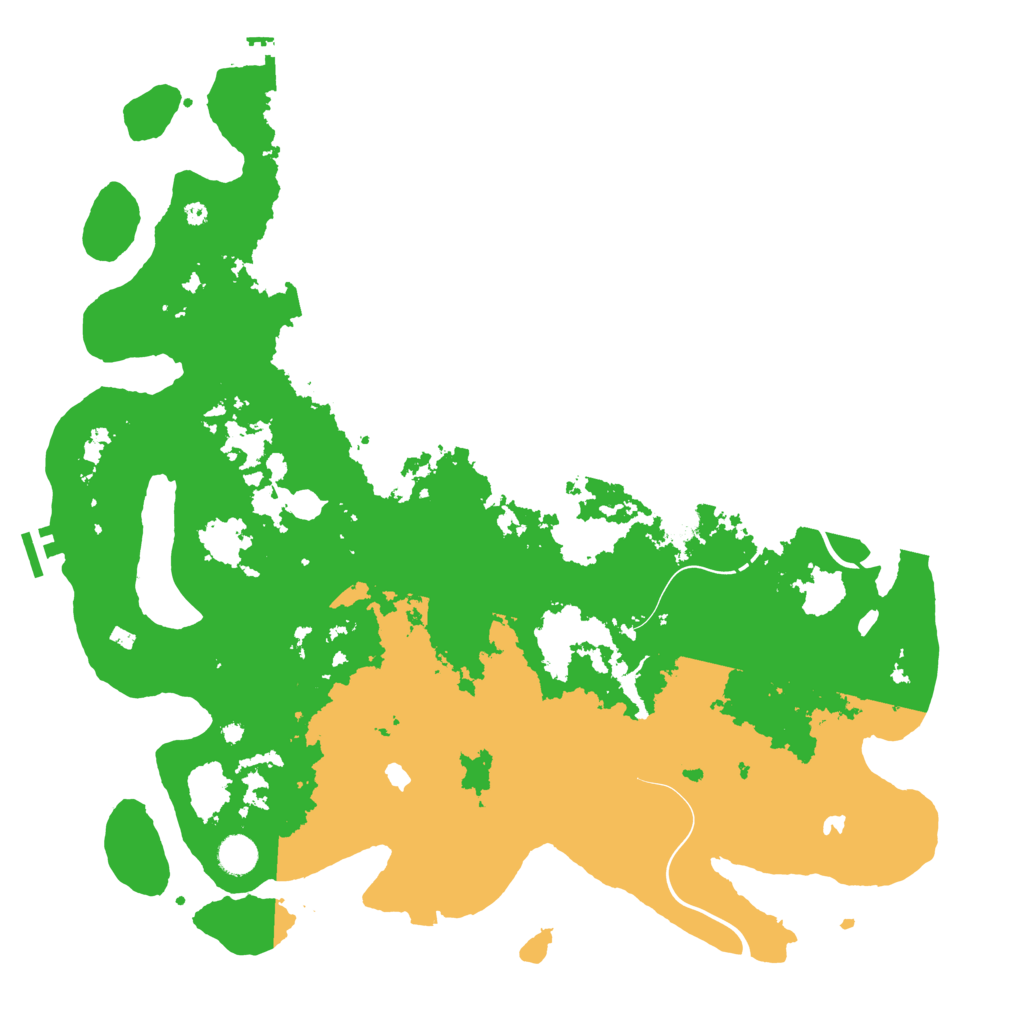 Biome Rust Map: Procedural Map, Size: 4500, Seed: 101522168